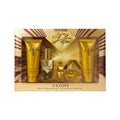 De Oro V.V. Love luxury cosmetic gift set with body lotion, shower gel, perfume and body mist in gold packaging