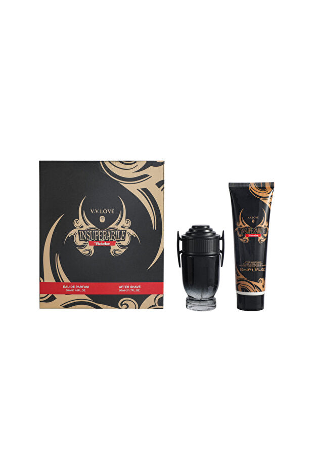 V.V LOVE Set V.V. Love (parfum 30 ml + aftershave 50 ml) Insuperabile negru