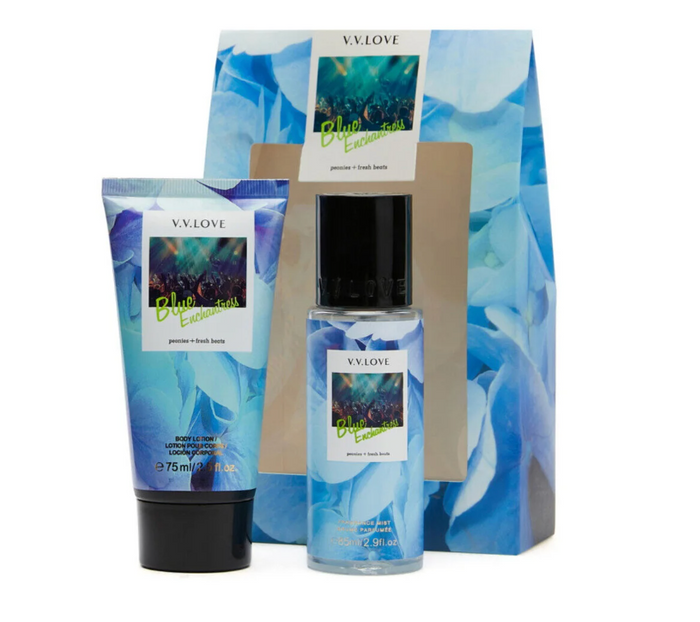V.V LOVE Set V.V. Love (Spray de corp 85 ml + Loțiune de corp 75 ml) Blue Enchantress VL9059-9