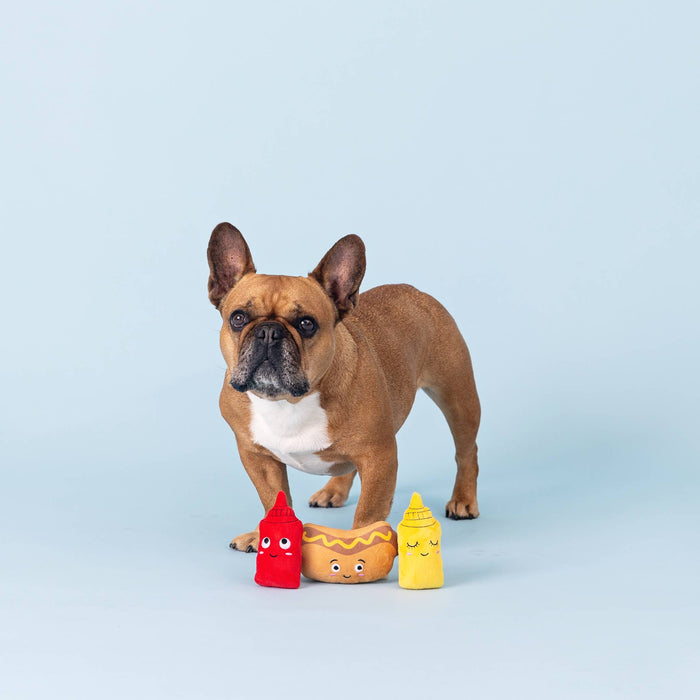Wagsdale - Let's Be Frank 3 Piece Small Dog Toy Set