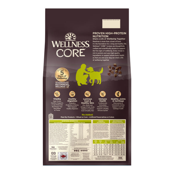 Wellness CORE Natural Grain Free Reduced Fat Weight Management Turkey & Chicken Recipe Dry Dog Food