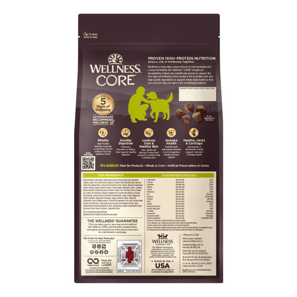 Wellness CORE Natural Grain Free Reduced Fat Weight Management Turkey & Chicken Recipe Dry Dog Food
