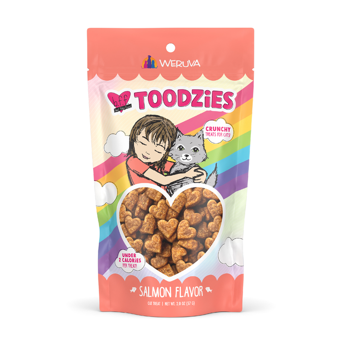 Weruva BFF Toodzies Salmon Flavor Crunchy Cat Treats