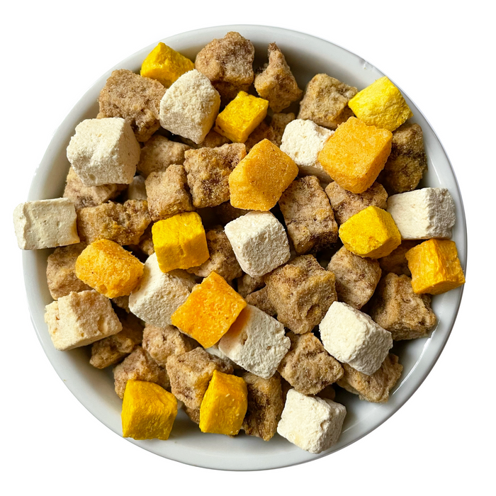 Weruva Feeling Farmy Freeze Dried with Chicken Breast, Egg & Pumpkin Dog Food