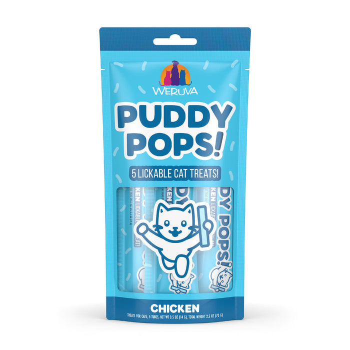 Weruva Puddy Pops Lickable Chicken Cat Treat