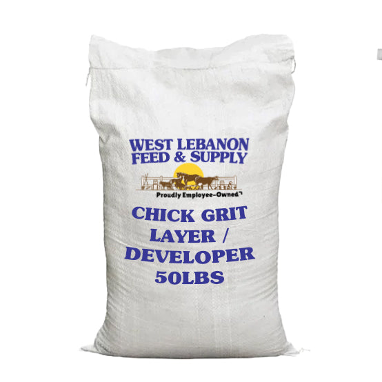 West Lebanon Feed & Supply  Chick Grit Layer/Developer 50 lbs