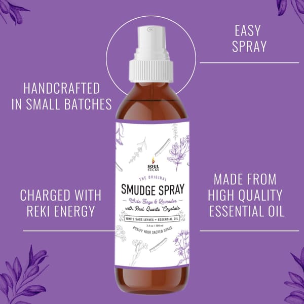 White Sage and Lavender Smudge Spray 💜 - Done