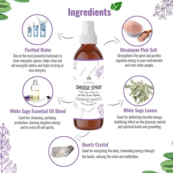 White Sage and Lavender Smudge Spray 💜 - Done