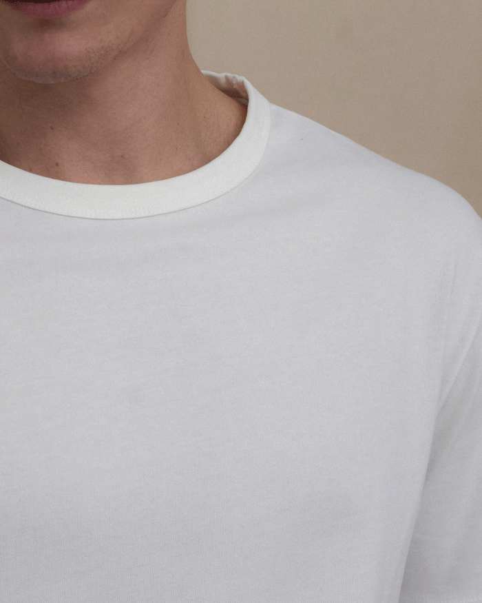 WHYAT Basic Tee White