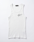 WHYAT TANKTOP SIGNATURE LOGO WHITE