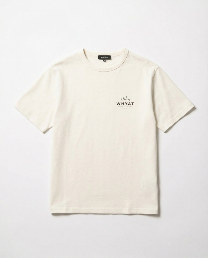 WHYAT Tee Atelier White/Black