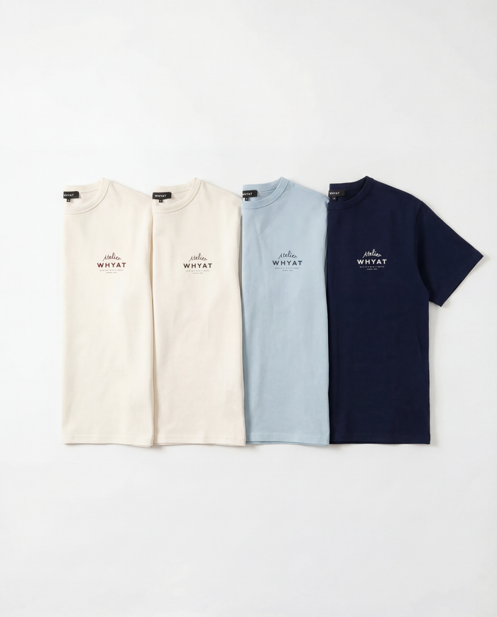 WHYAT Tee Atelier White/Black