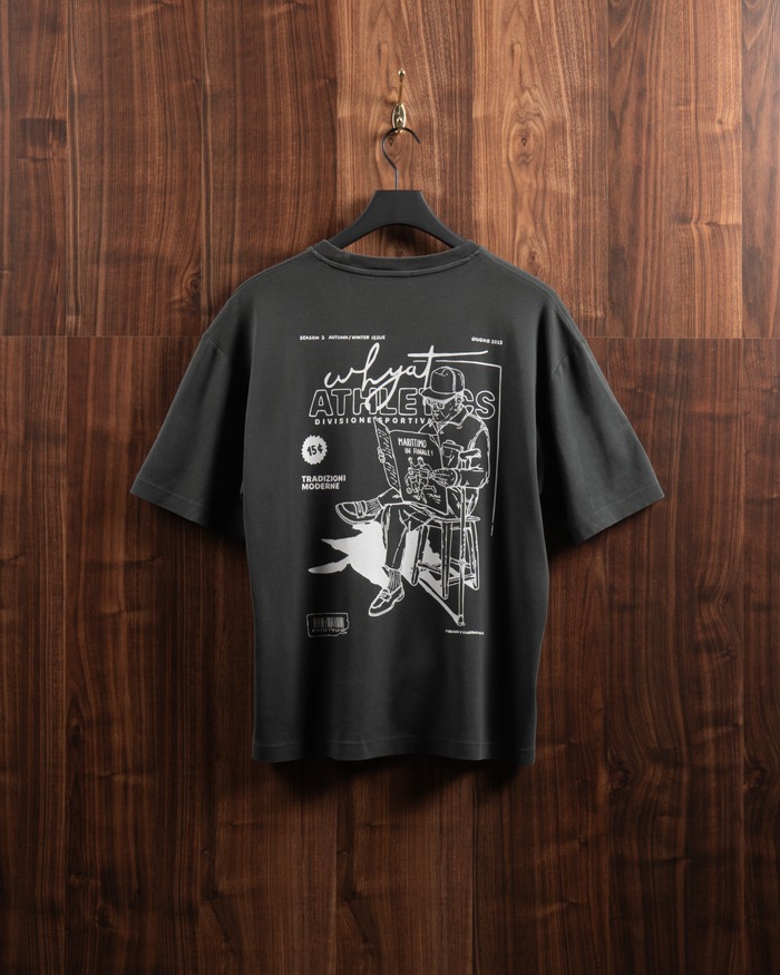 WHYAT TEE "LA RIVISTA MILANO"  VINTAGE GREY