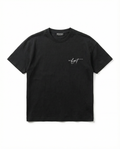 WHYAT TEE SIGNATURE-LOGO -BLACK