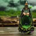 Wizardly Ways Enchanted Backflow Incense Burner with Color