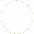 Yellow Gold Filled 18 Inches Cable Chain