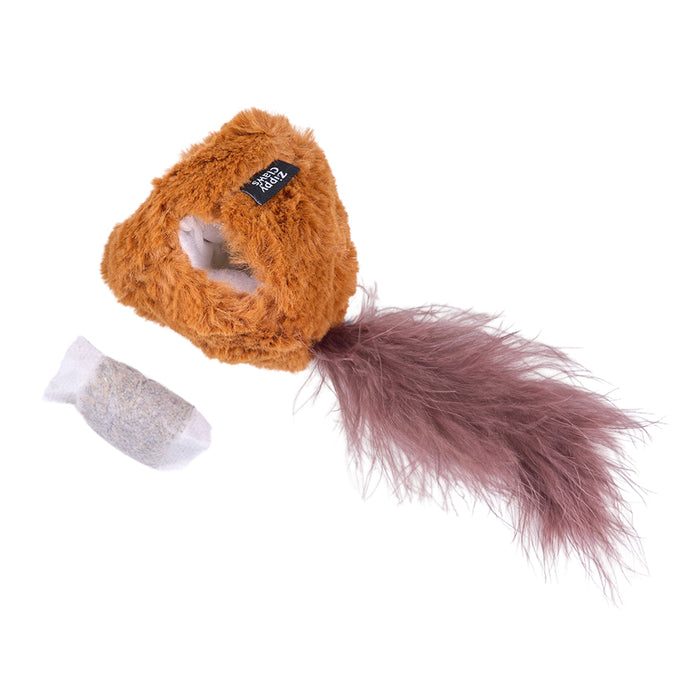 ZippyClaws® Refillablez Bushy Throw – Squirrel