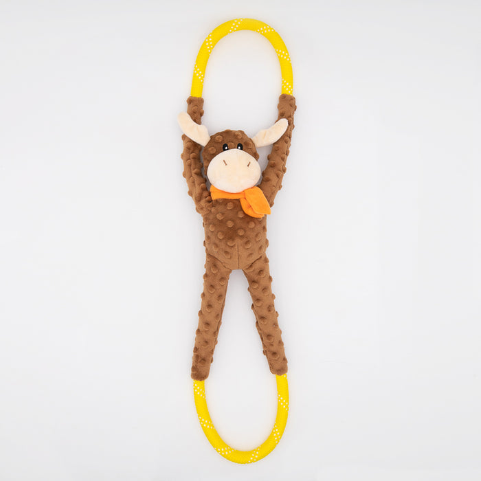 ZippyPaws RopeTugz® – Moose Dog Toy