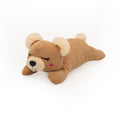 ZippyPaws Snooziez with Shhhqueaker – Bear Dog Toy