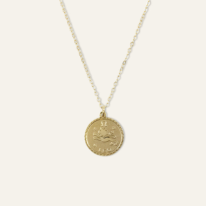 Zodiac Coin Necklace