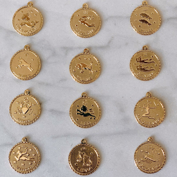 Zodiac Coin Necklace