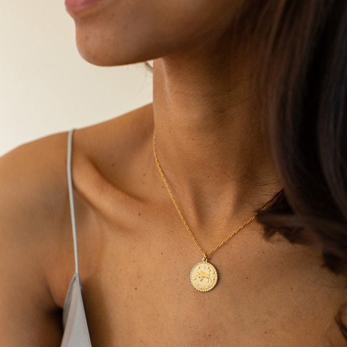 Zodiac Coin Necklace